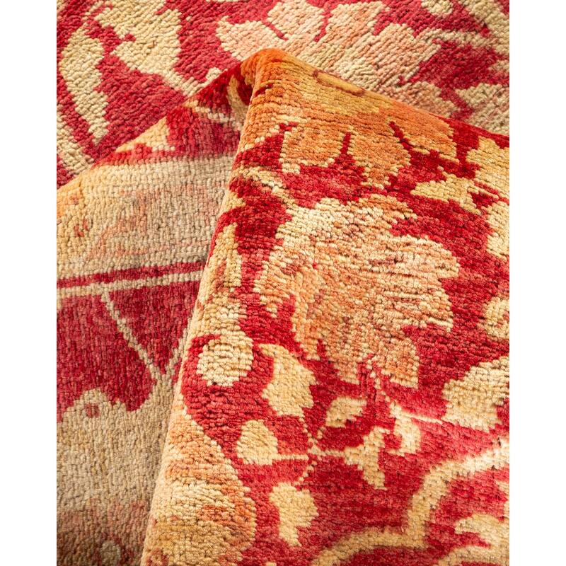 Overton Hand Knotted Wool Vintage Inspired Modern Contemporary Eclectic